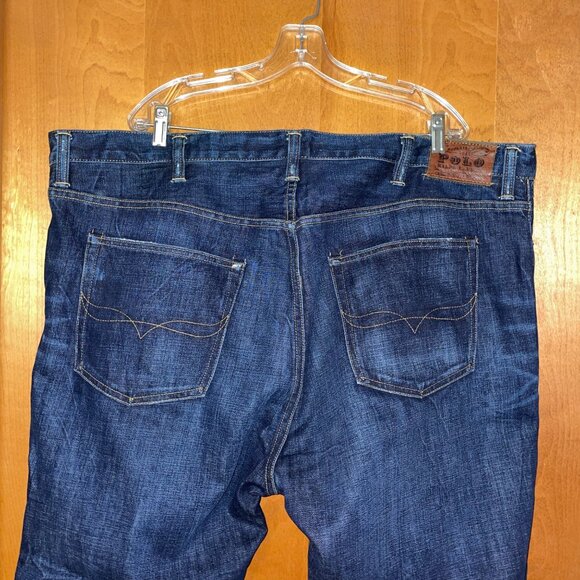 Polo Ralph Lauren Mens  Jeans 46R X 30L Blue Denim 100% Cotton - Picture 8 of 9